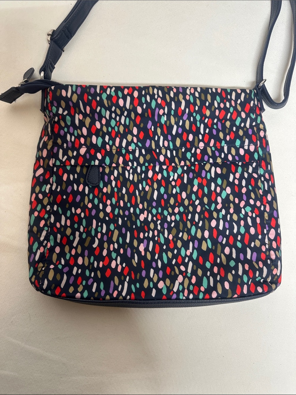 MultiSac Black Multi-Color Pattern Crossbody Bag - Picture 2 of 11